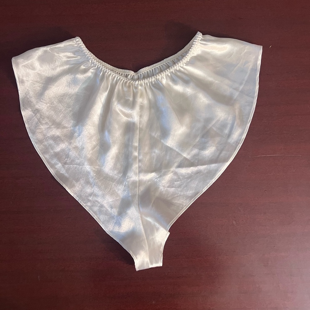Vintage Victoria's Secret White Satin Lingerie - Picture 3 of 3